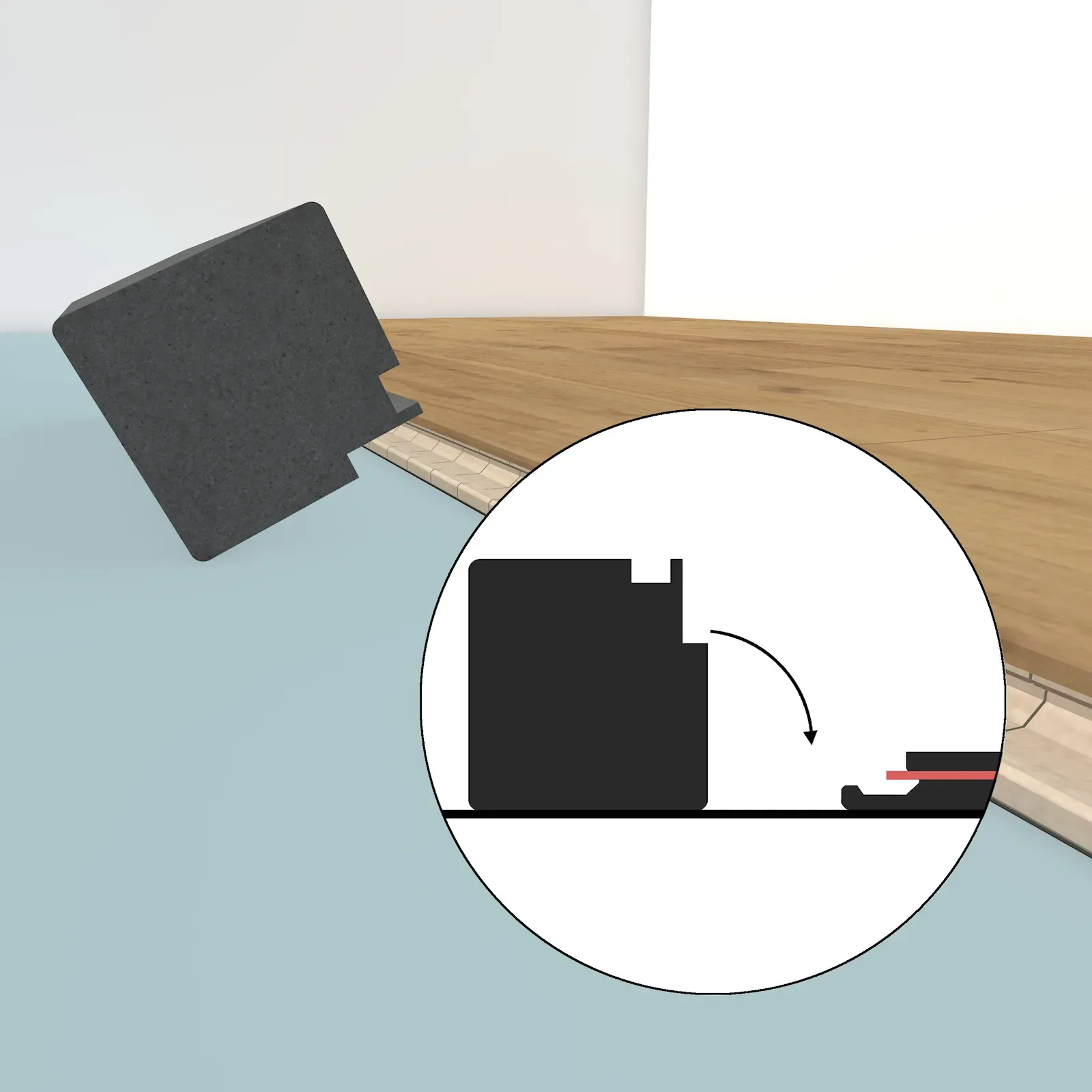 Handblock Woodloc® Plastic - view 2
