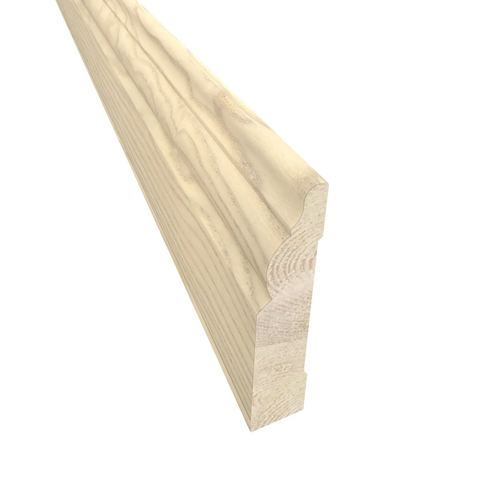 SOLID SKIRTING ASH WHITE 15X69 MM