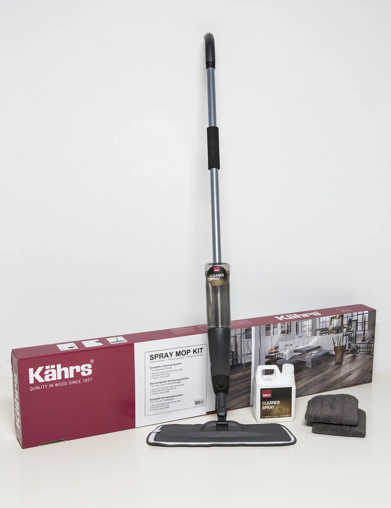 Kährs Bình xịt Cây lau sàn Bộ