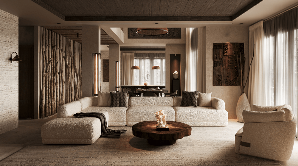 The seamless layout, combined with generous openings, creates an airy sense of spaciousness that enhances the experience of everyday living throughout the home.