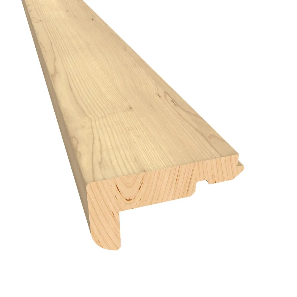 Nẹp mũi bậc Woodloc® gỗ nguyên khối Thích cứng 60x35 mm