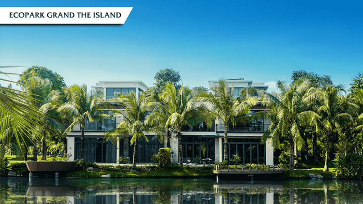 Biệt thự Grand The Island Ecopark không gian hướng hồ trọn vẹn (Nguồn: Internet)